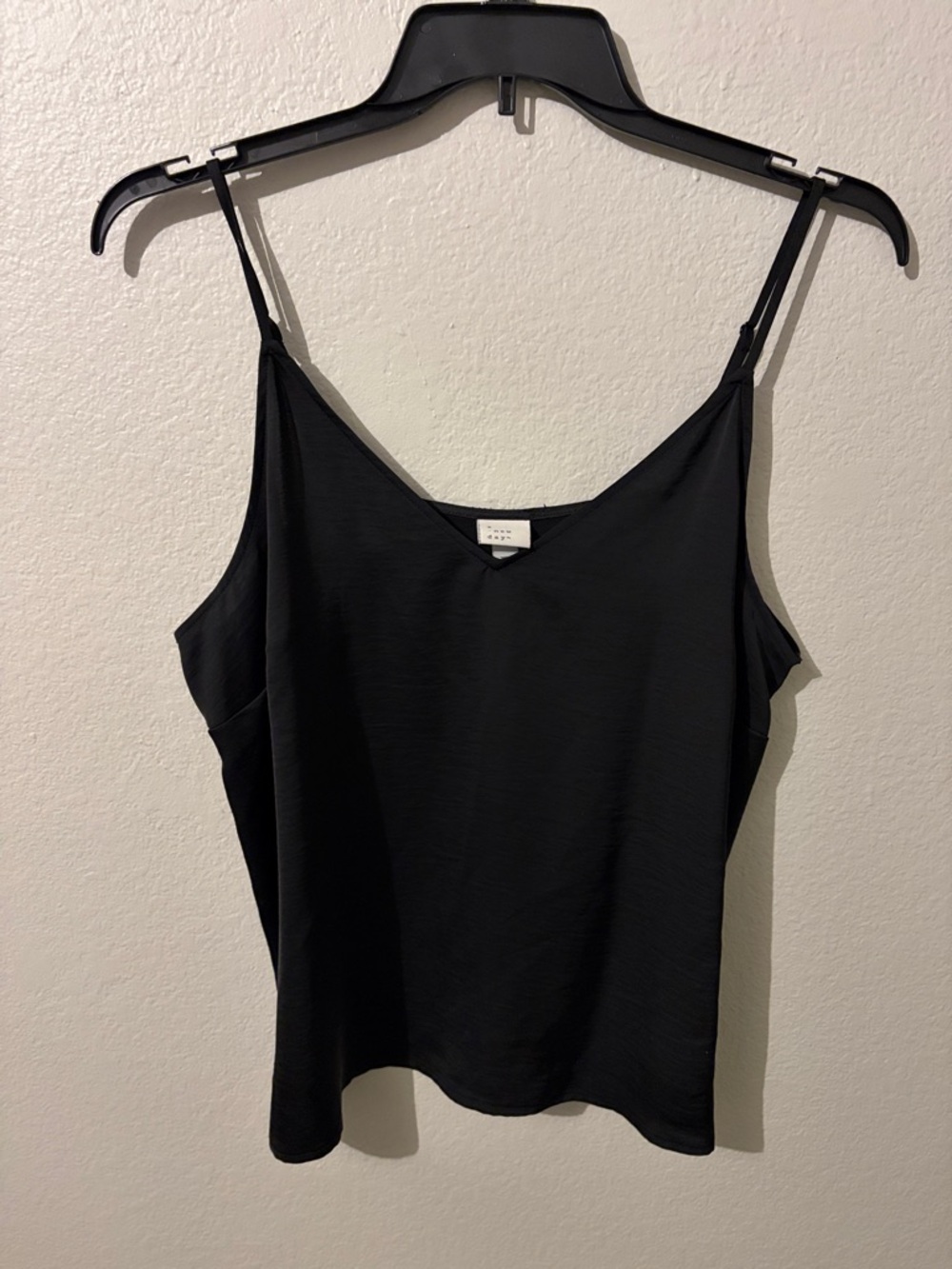 a new day Black V-Neck Spaghetti Strap Camisole